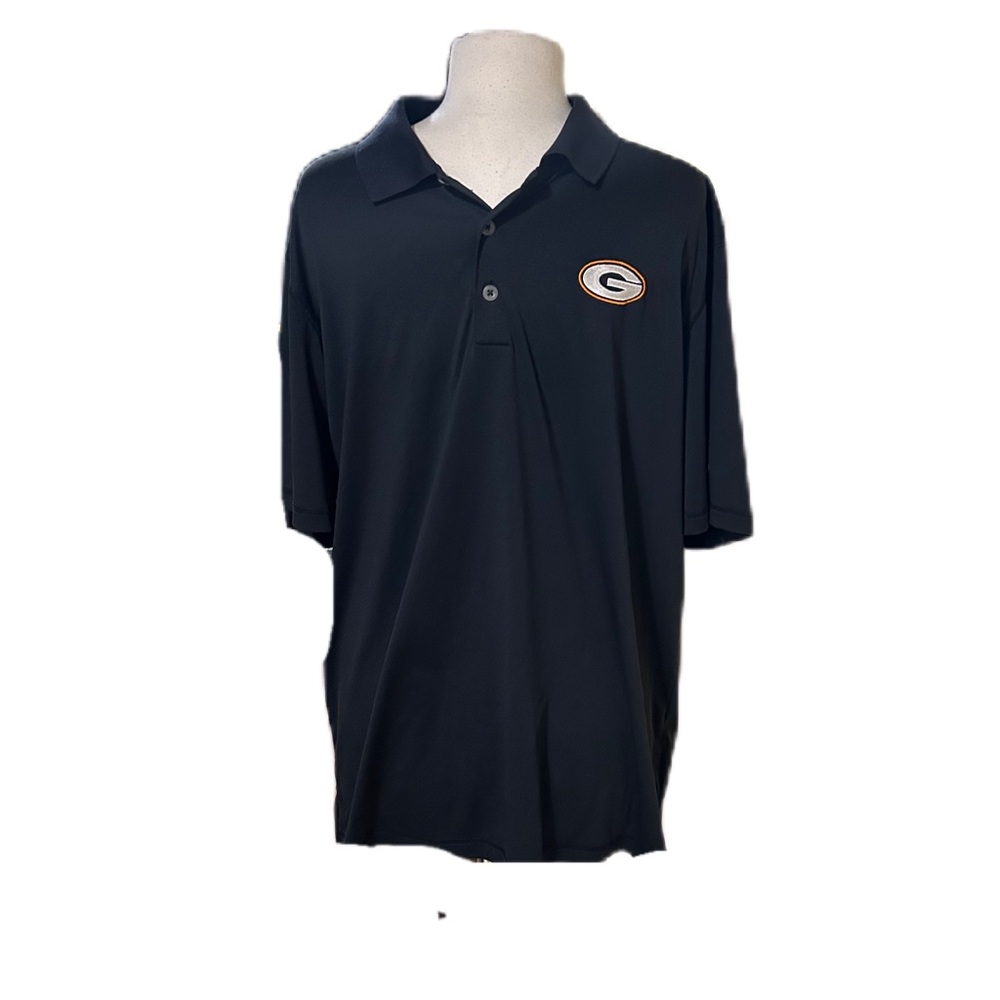 Georgia Bulldogs Pure motion Polo Adidas Golf Black XL Performance Fan Gear